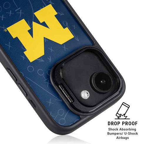 University of Michigan Jersey Split iPhone 16e Kickstand Case