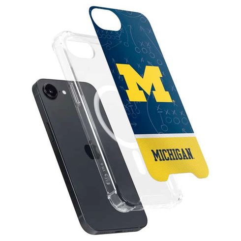 University of Michigan Jersey Split iPhone 16e MagSafe Case