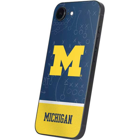University of Michigan Jersey Split iPhone 16e Skin