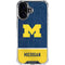 University of Michigan Jersey Split iPhone 17 Clear Case
