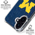 University of Michigan Jersey Split iPhone 17 Clear Case