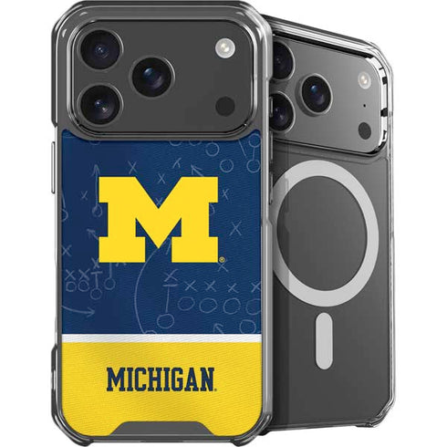 University of Michigan Jersey Split iPhone 18 Pro MagSafe Case