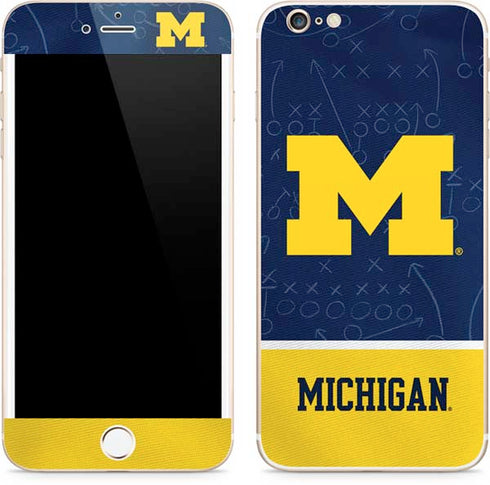 University of Michigan Jersey Split iPhone 6/6s Plus Skin