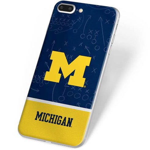 University of Michigan Jersey Split iPhone 8 Plus Skin
