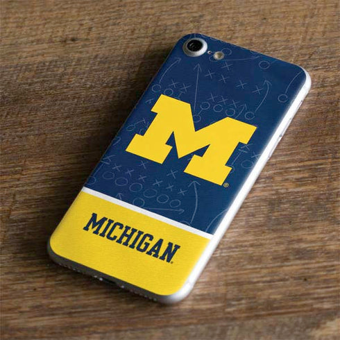 University of Michigan Jersey Split iPhone 8 Skin