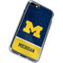 University of Michigan Jersey Split iPhone SE (2nd & 3rd Gen) Clear Case