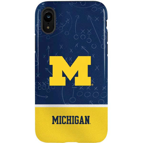 University of Michigan Jersey Split iPhone XR Pro Case