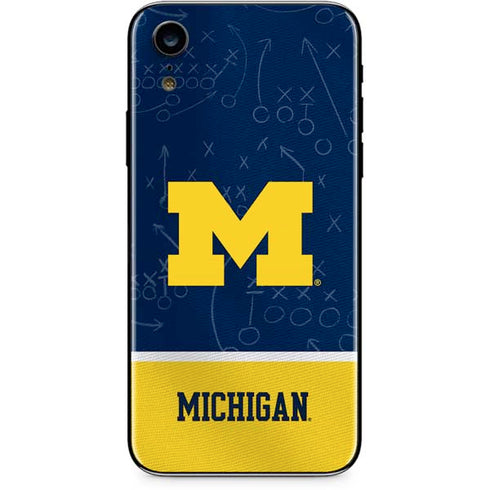 University of Michigan Jersey Split iPhone XR Skin