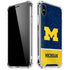 University of Michigan Jersey Split iPhone XS Max Clear Case