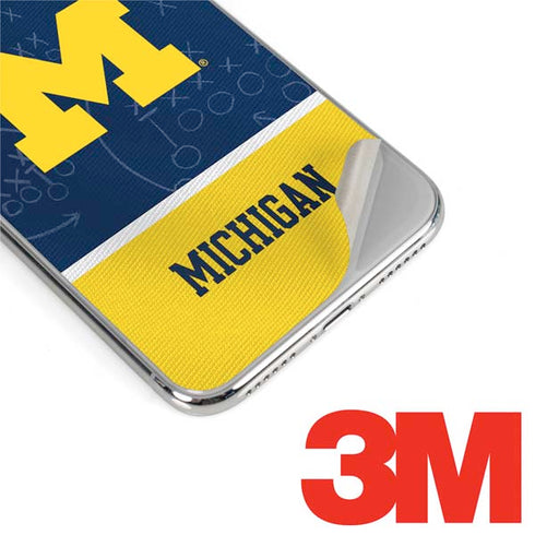 University of Michigan Jersey Split iPhone XS Max Skin