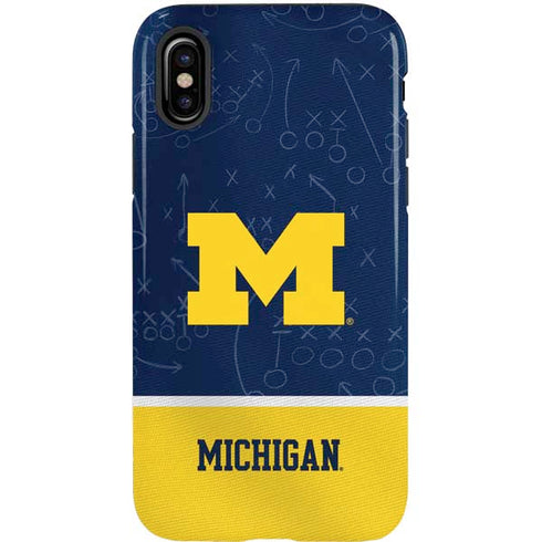 University of Michigan Jersey Split iPhone XS Pro Case