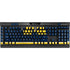 University of Michigan Jersey Split K95 RGB PLATINUM Mechanical Gaming Keyboard Skin