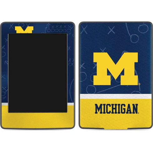 University of Michigan Jersey Split Amazon Kindle Skin