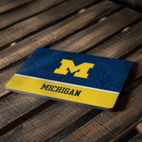 University of Michigan Jersey Split Apple MacBook Air Skin