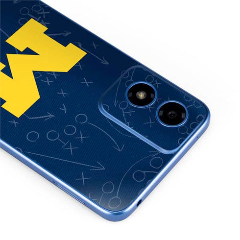 University of Michigan Jersey Split Moto G Play 4G (2024) Skin