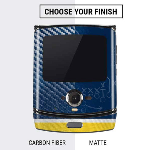 University of Michigan Jersey Split Motorola RAZR Skin