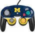 University of Michigan Jersey Split Nintendo GameCube Controller Skin