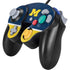 University of Michigan Jersey Split Nintendo GameCube Controller Skin