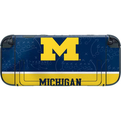 University of Michigan Jersey Split Nintendo Switch 2 (2025) with Joy-Con Skin