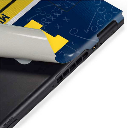 University of Michigan Jersey Split Nintendo Switch Bundle Skin