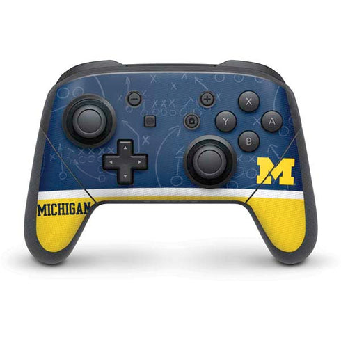 University of Michigan Jersey Split Nintendo Skins