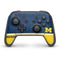 University of Michigan Jersey Split Nintendo Switch Pro Controller Skin