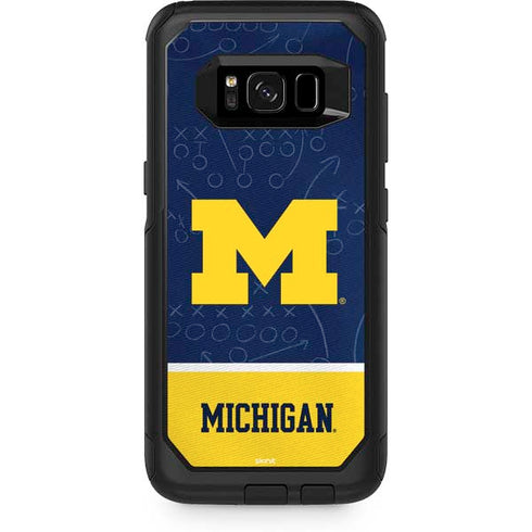 University of Michigan Jersey Split Otterbox Commuter Galaxy Skin