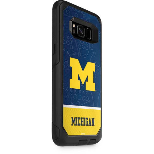 University of Michigan Jersey Split Otterbox Commuter Galaxy Skin