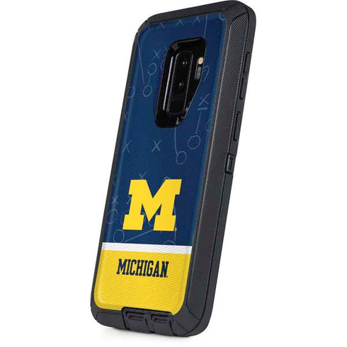 University of Michigan Jersey Split Otterbox Defender Galaxy Skin