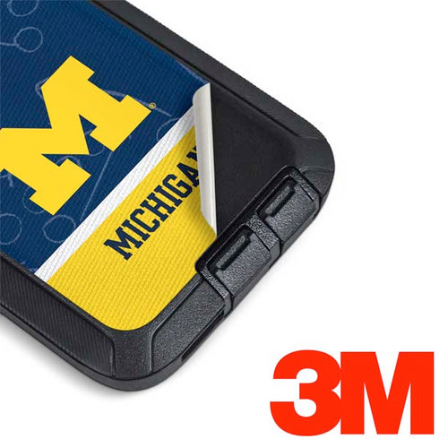 University of Michigan Jersey Split Otterbox Defender Galaxy Skin