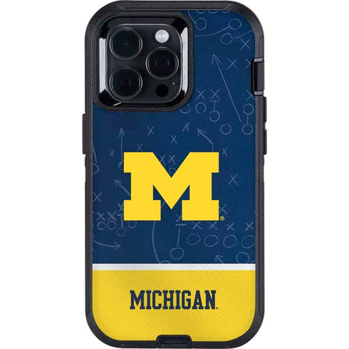 University of Michigan Jersey Split Otterbox Defender iPhone Skin