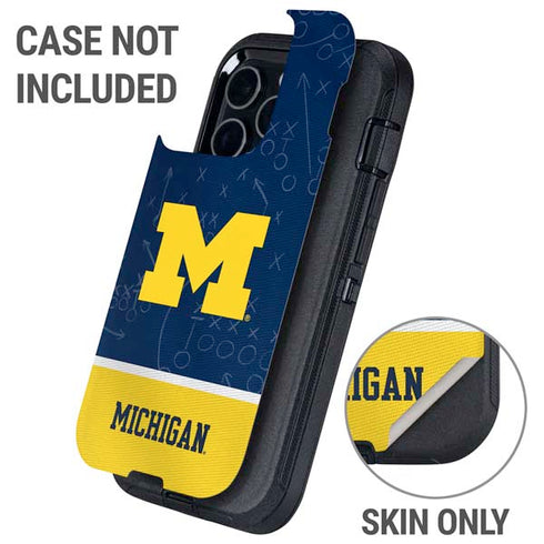 University of Michigan Jersey Split Otterbox Defender iPhone Skin