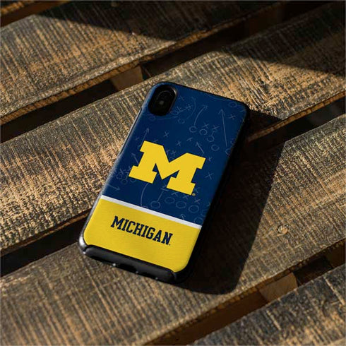 University of Michigan Jersey Split Otterbox Symmetry iPhone Skin