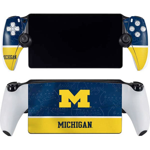 University of Michigan Jersey Split PlayStation PS5 Skins