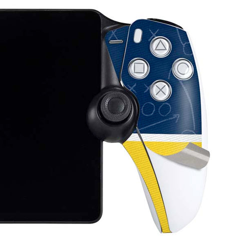 University of Michigan Jersey Split PlayStation Portal Remote Player Skin