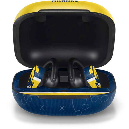 University of Michigan Jersey Split PowerBeats Pro Skin