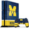 University of Michigan Jersey Split PS4 Console and Controller Bundle Skin