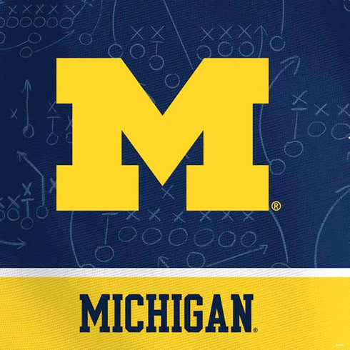 University of Michigan Jersey Split PS4 Console and Controller Bundle Skin