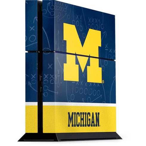 University of Michigan Jersey Split PlayStation PS4 Skins