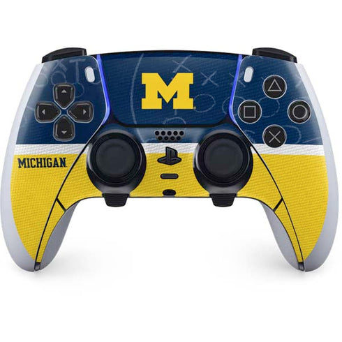 University of Michigan Jersey Split PlayStation PS5 Skins