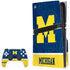University of Michigan Jersey Split PS5 Pro Disk Bundle Skin