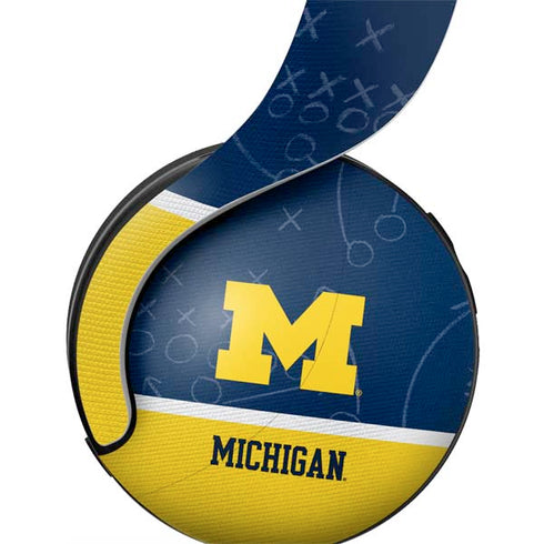 University of Michigan Jersey Split PULSE 3D Wireless Headset for PS5 Skin