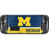 University of Michigan Jersey Split Steam Deck Handheld Gaming Computer OLED Skin