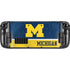 University of Michigan Jersey Split Steam Deck Handheld Gaming Computer Skin