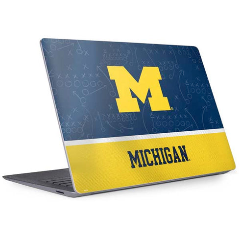 University of Michigan Jersey Split Surface Laptop 3 13.5in Skin