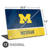 University of Michigan Jersey Split Universal Laptop 13in (10.6 x 7.6in) Skin