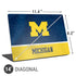 University of Michigan Jersey Split Universal Laptop 14in (11.4 x 8.2in) Skin
