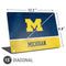University of Michigan Jersey Split Universal Laptop 15in (12.2 x 8.8in) Skin
