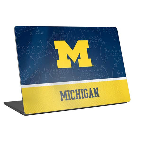 University of Michigan Jersey Split Universal Laptop 16.6in (13.4 x 9.7in) Skin