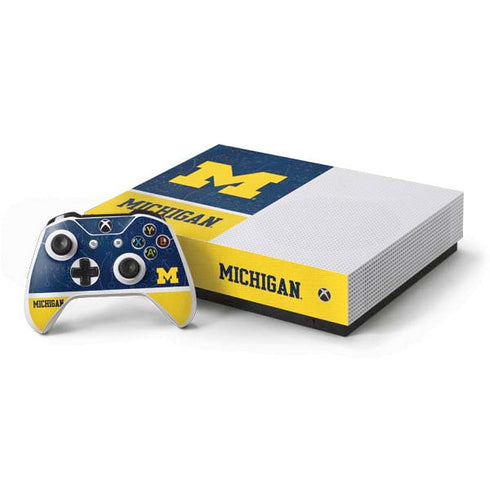 University of Michigan Jersey Split Xbox One Skins